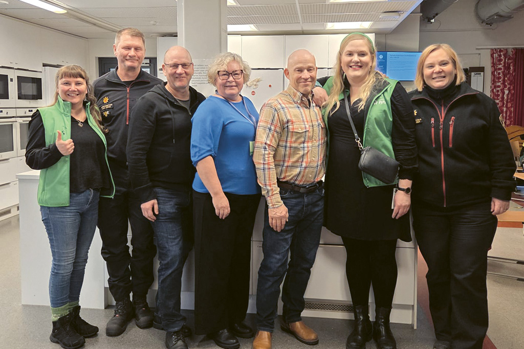 Työpaikkakiertue käynnissä Päijät-Hämeen pelastuslaitoksella Lahdessa.