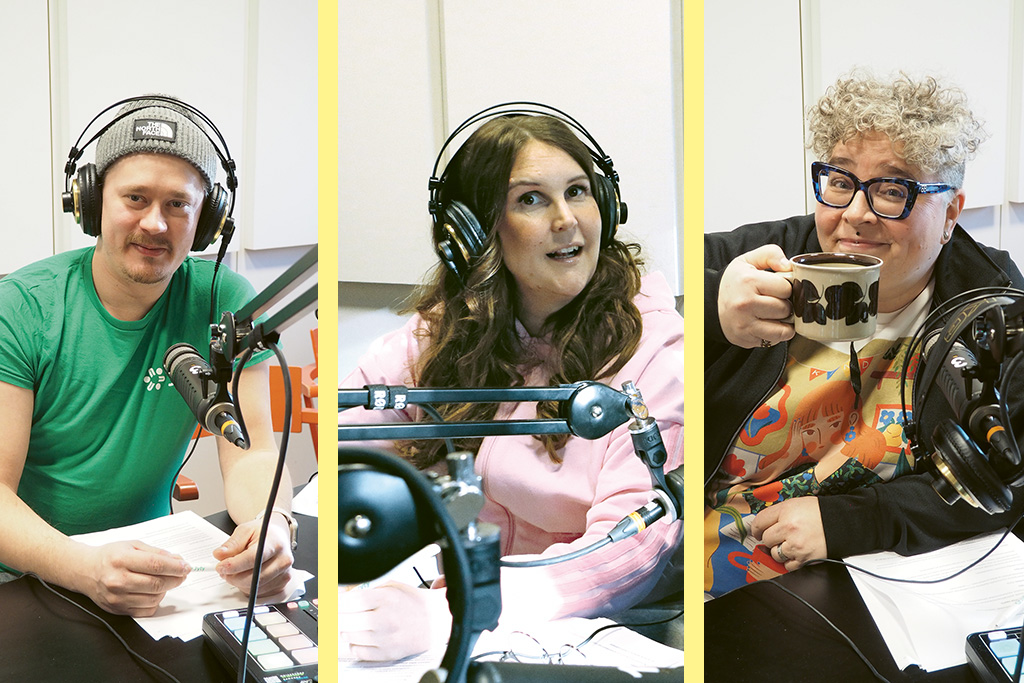 Juuso Lindberg, Sini Rautiainen ja Kati Koskinen